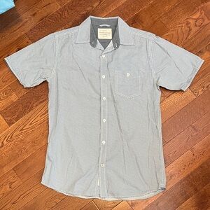 Men's blue Short Sleeve Shirt